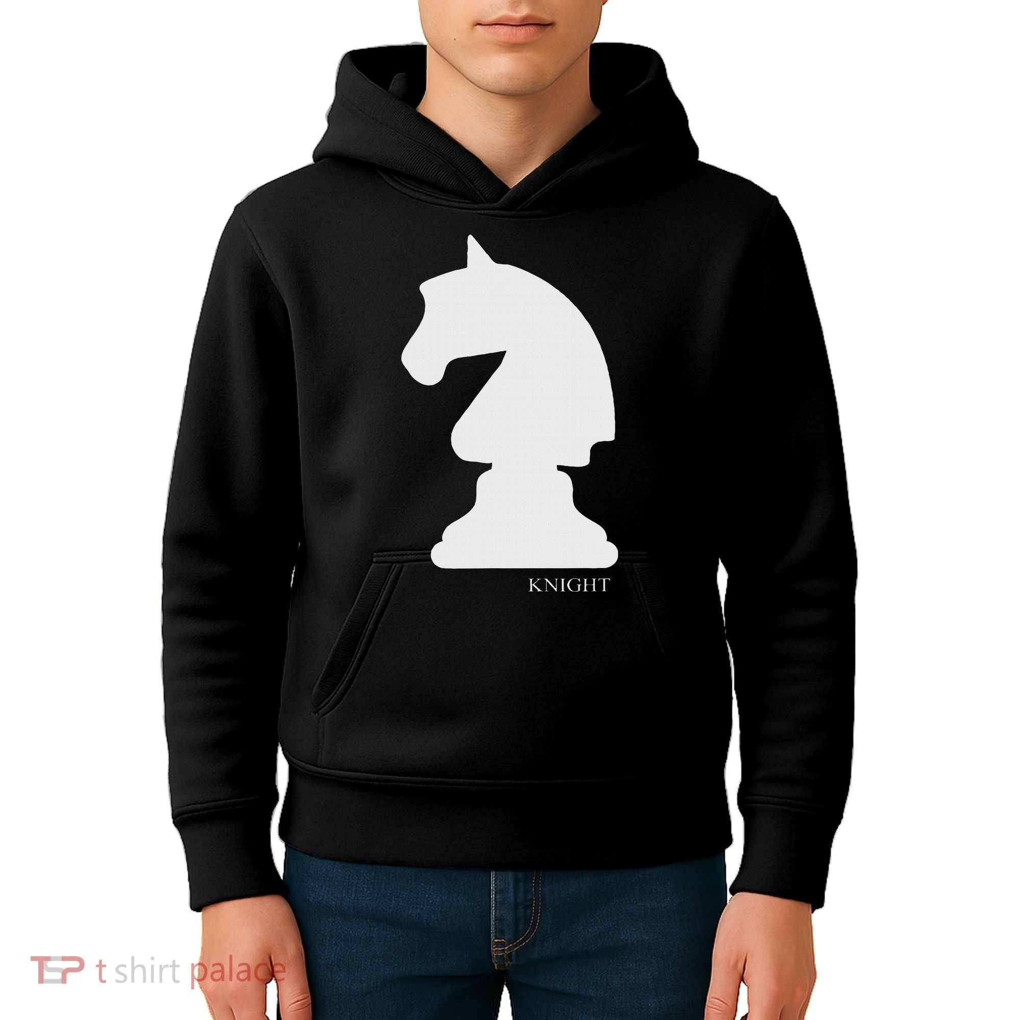 Knight Chess Piece Group Costume Chess Club Chess Board Kids Hoodie