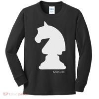 Knight Chess Piece Group Costume Chess Club Chess Board Kids Long Sleeve Shirt thumb 0