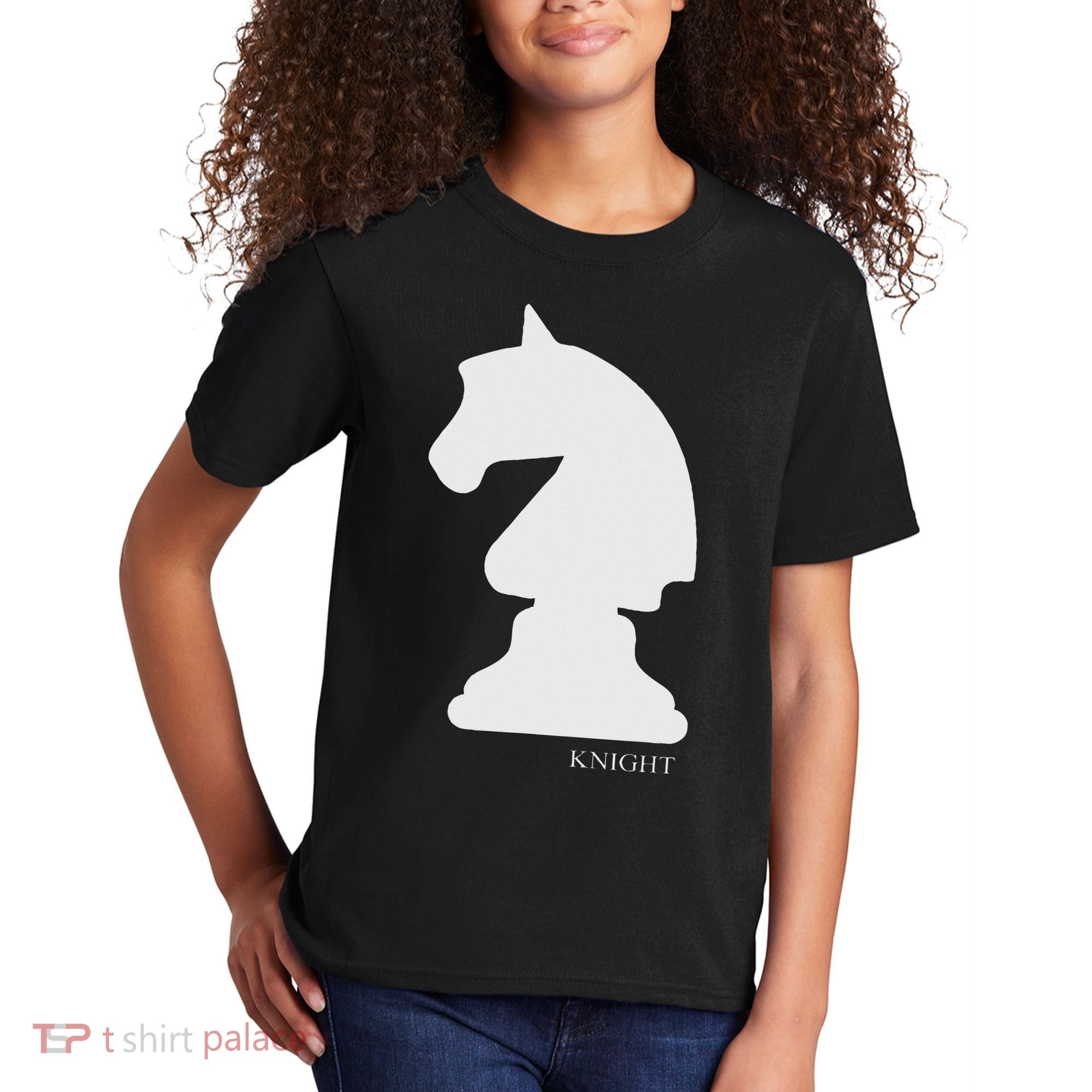 Knight Chess Piece Group Costume Chess Club Chess Board Kids T-Shirt