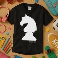 Knight Chess Piece Group Costume Chess Club Chess Board Kids T-Shirt thumb 3