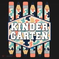 Kindergarten Camouflage Pencils Teachers Students Back To School Bucket Hat thumb 4