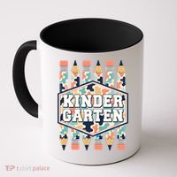 Kindergarten Camouflage Pencils Teachers Students Back To School Coffee Mug thumb 0