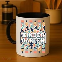 Kindergarten Camouflage Pencils Teachers Students Back To School Coffee Mug thumb 4
