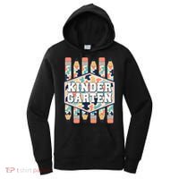 Kindergarten Camouflage Pencils Teachers Students Back To School Women's Hoodie thumb 0