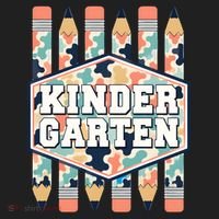 Kindergarten Camouflage Pencils Teachers Students Back To School Tumbler thumb 3