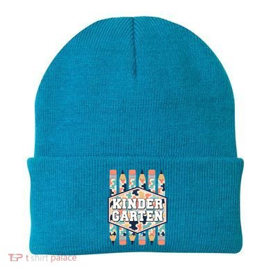 Kindergarten Camouflage Pencils Teachers Students Back To School Beanie