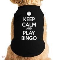 Keep Calm And Play Bingo Doggie Tank thumb 0