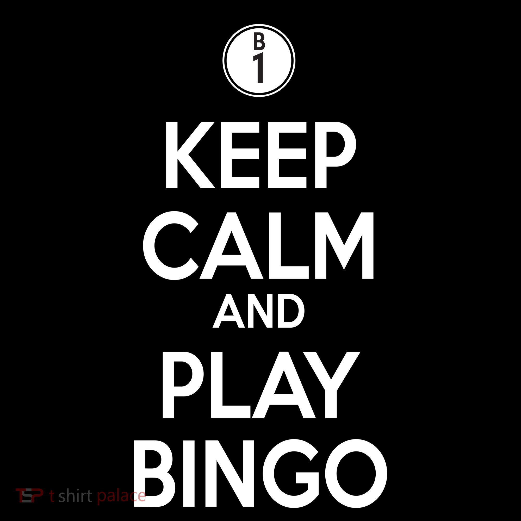 Keep Calm And Play Bingo Backpack