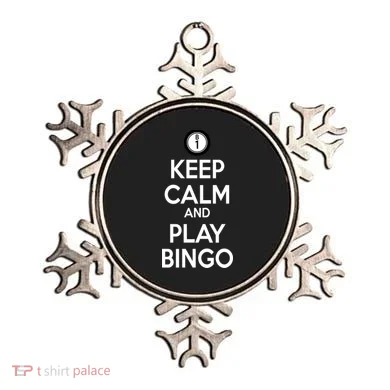 Keep Calm And Play Bingo Ornament