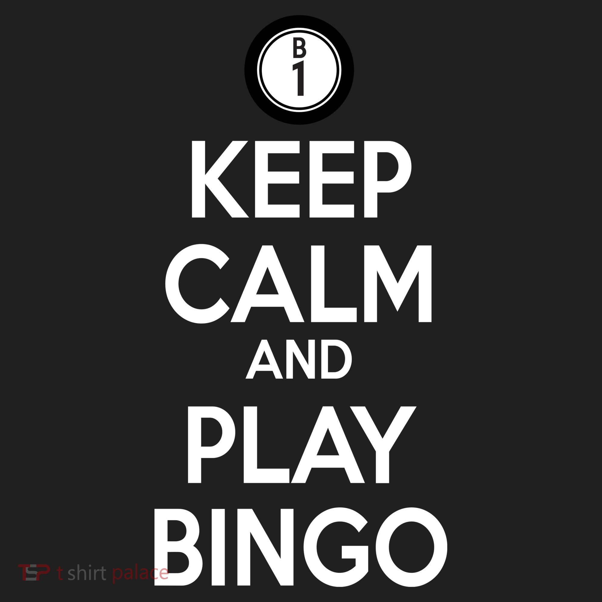 Keep Calm And Play Bingo Golf Towel