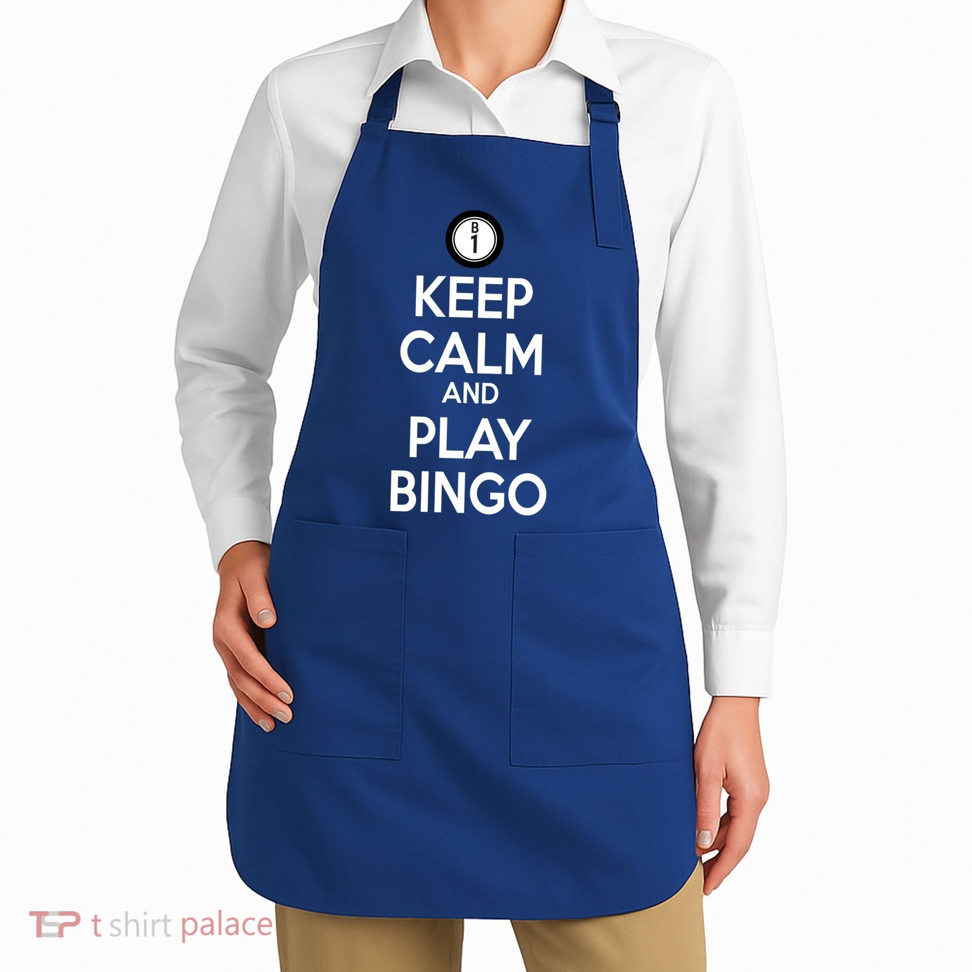 Keep Calm And Play Bingo Apron