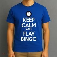 Keep Calm And Play Bingo T-Shirt thumb 3