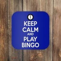 Keep Calm And Play Bingo Coaster thumb 0