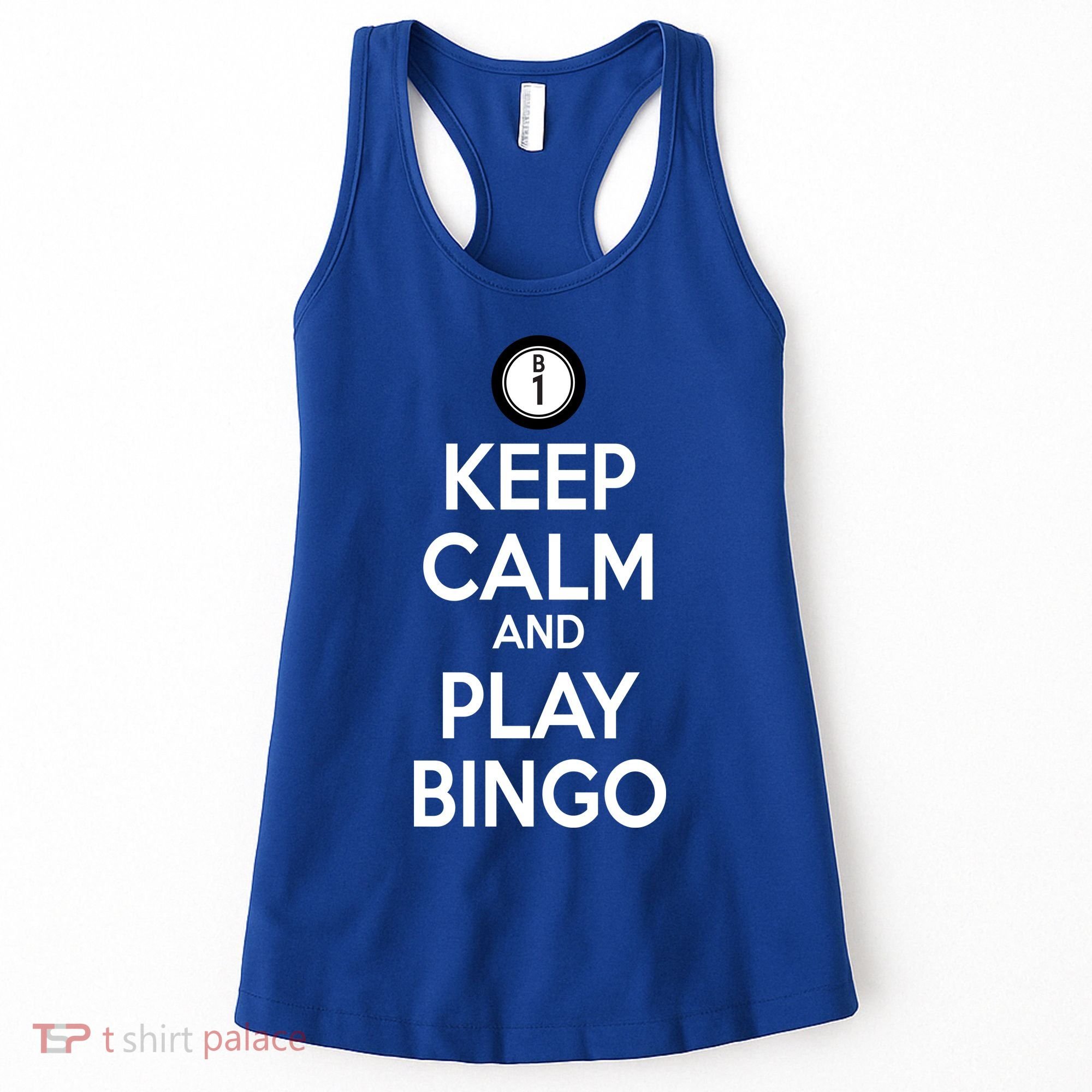 Keep Calm And Play Bingo Women's Tank Top