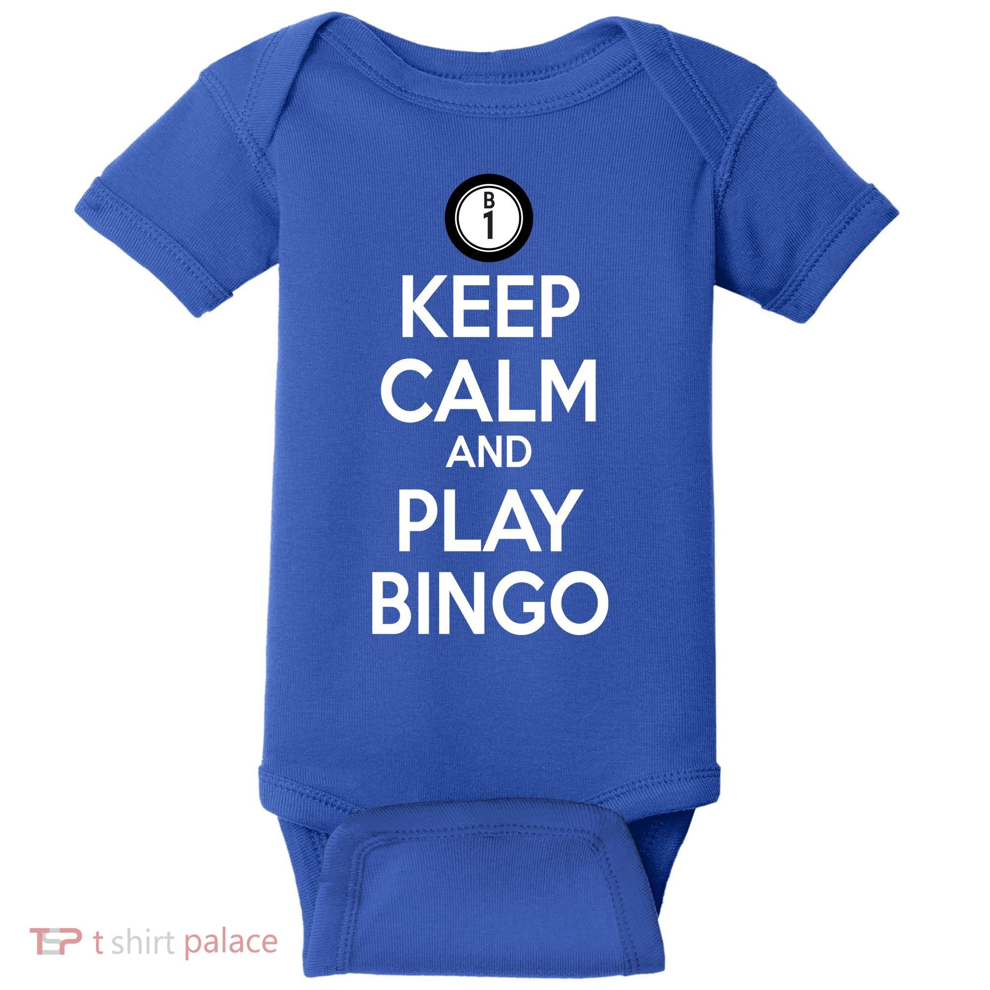 Keep Calm And Play Bingo Baby Bodysuit