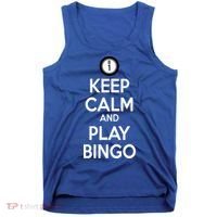 Keep Calm And Play Bingo Tank Top thumb 0