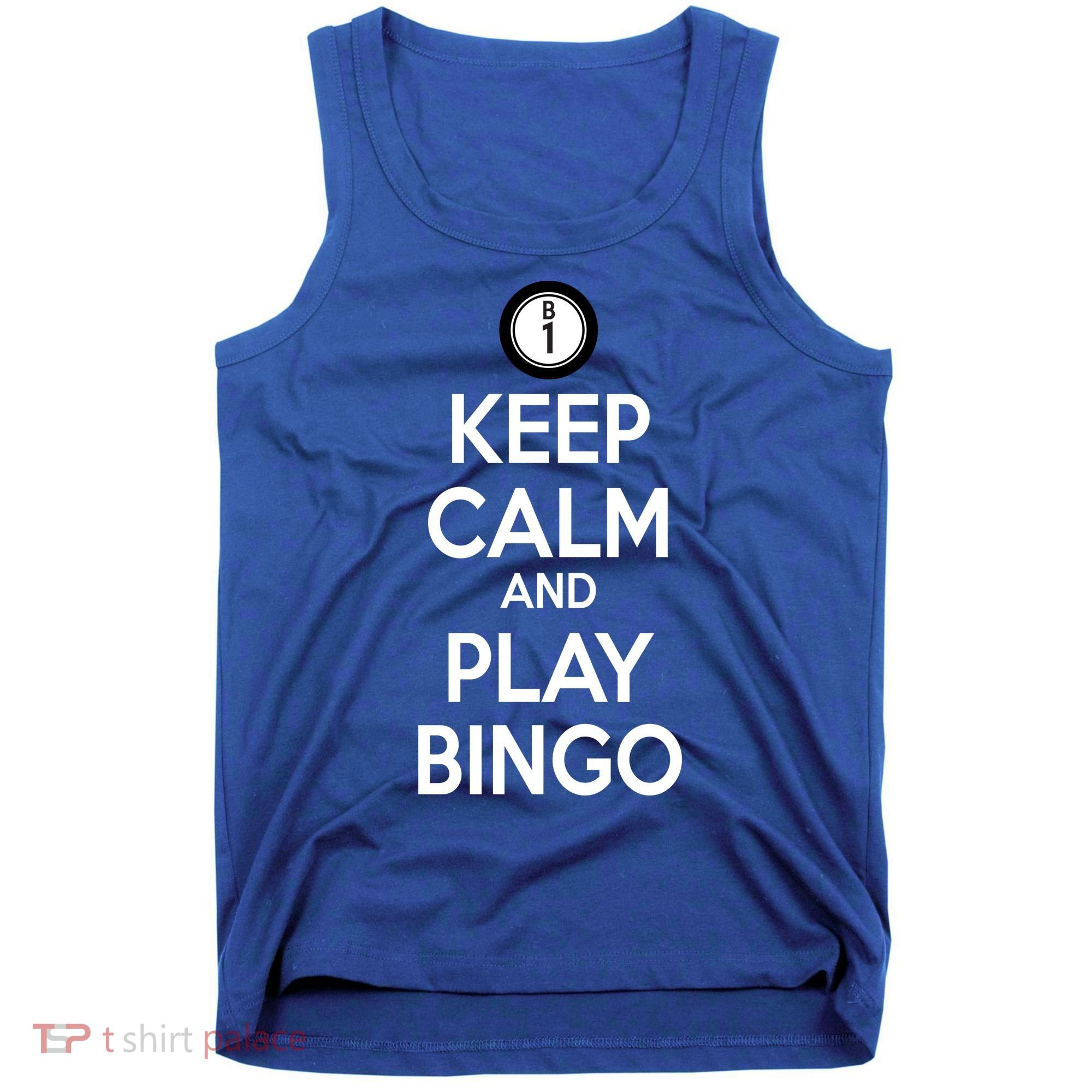 Keep Calm And Play Bingo Tank Top