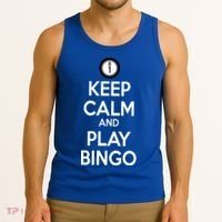 Keep Calm And Play Bingo Tank Top thumb 3