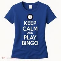 Keep Calm And Play Bingo Women's T-Shirt thumb 0