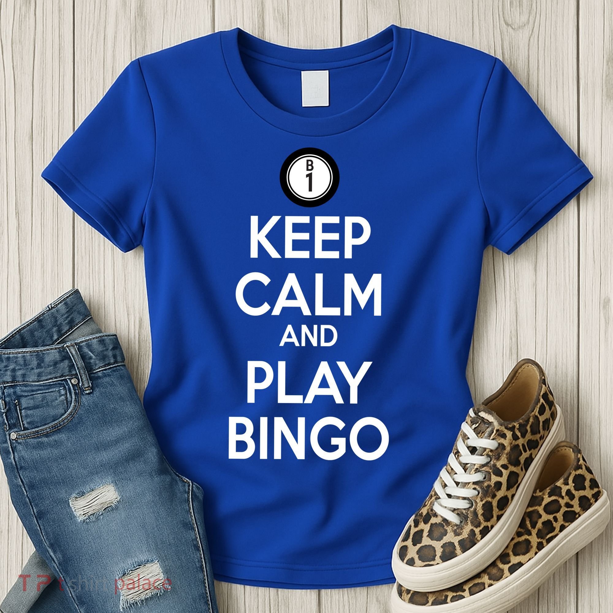 Keep Calm And Play Bingo Women's T-Shirt