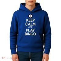 Keep Calm And Play Bingo Kids Hoodie thumb 4