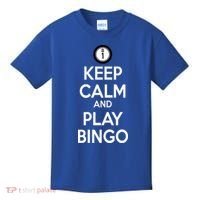 Keep Calm And Play Bingo Kids T-Shirt thumb 0