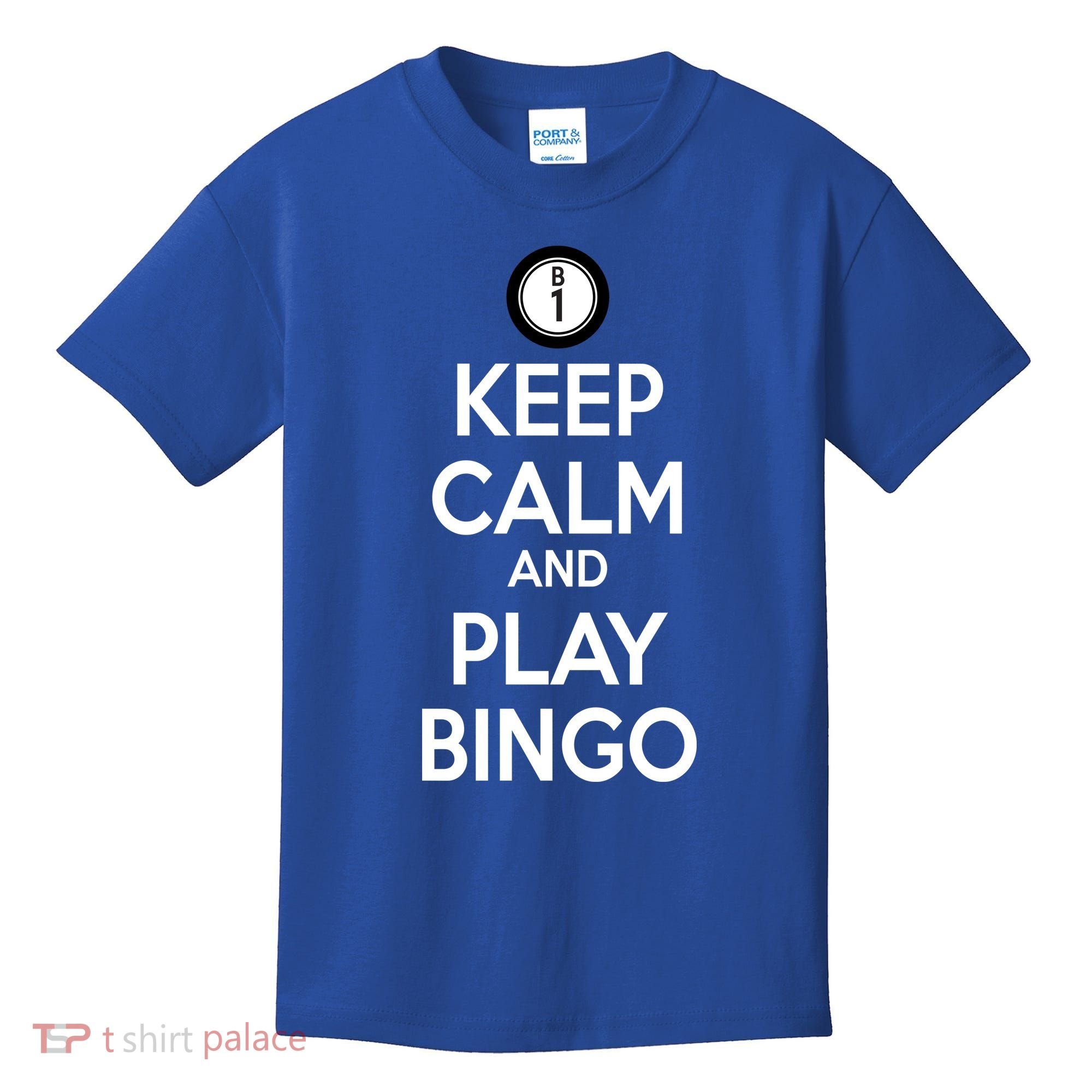 Keep Calm And Play Bingo Kids T-Shirt