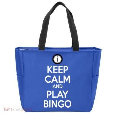 Keep Calm And Play Bingo Tote Bag
