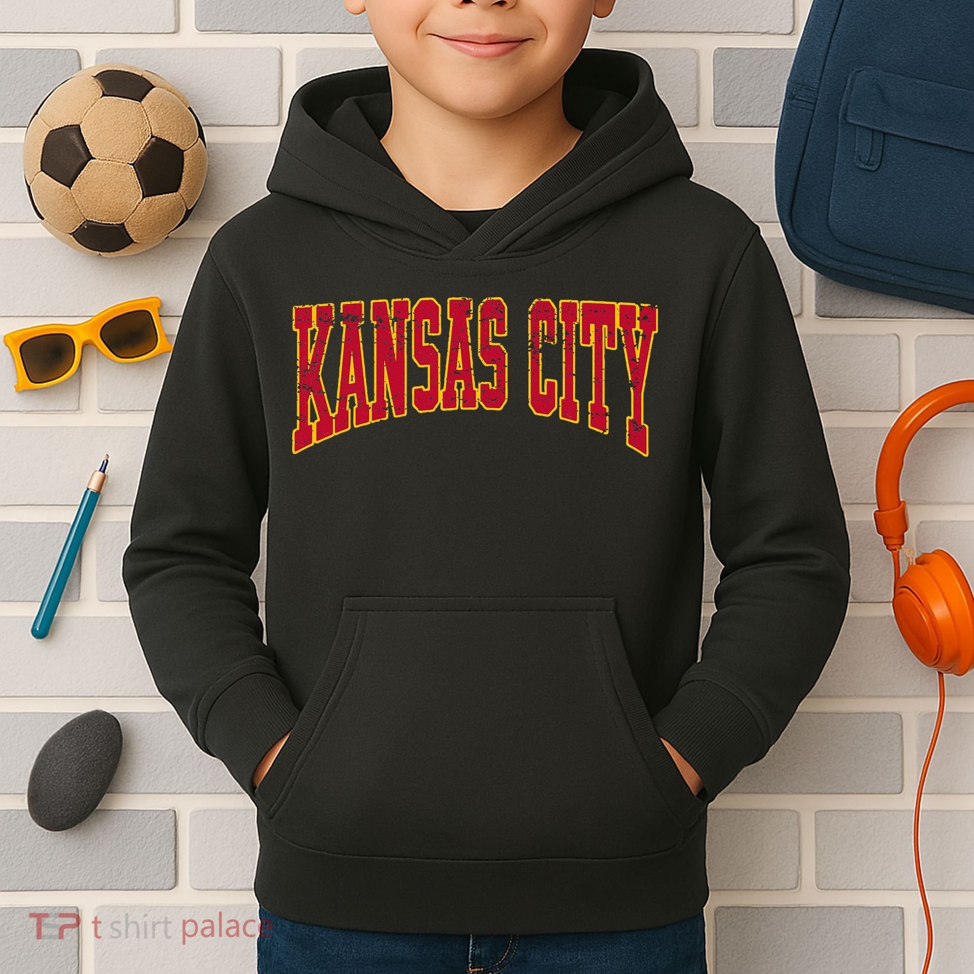 Kansas City Retro Classic Kids Hoodie