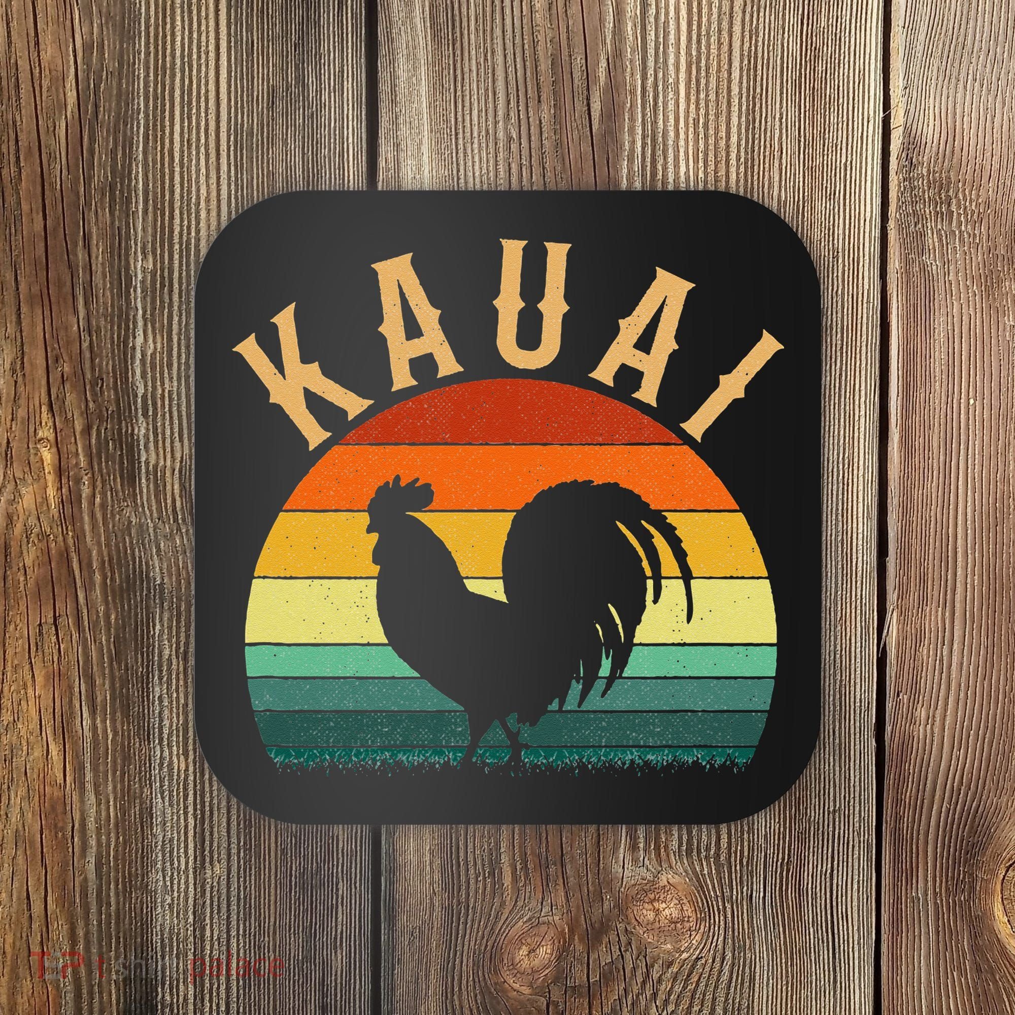 kauai chicken rooster hawaii Coaster