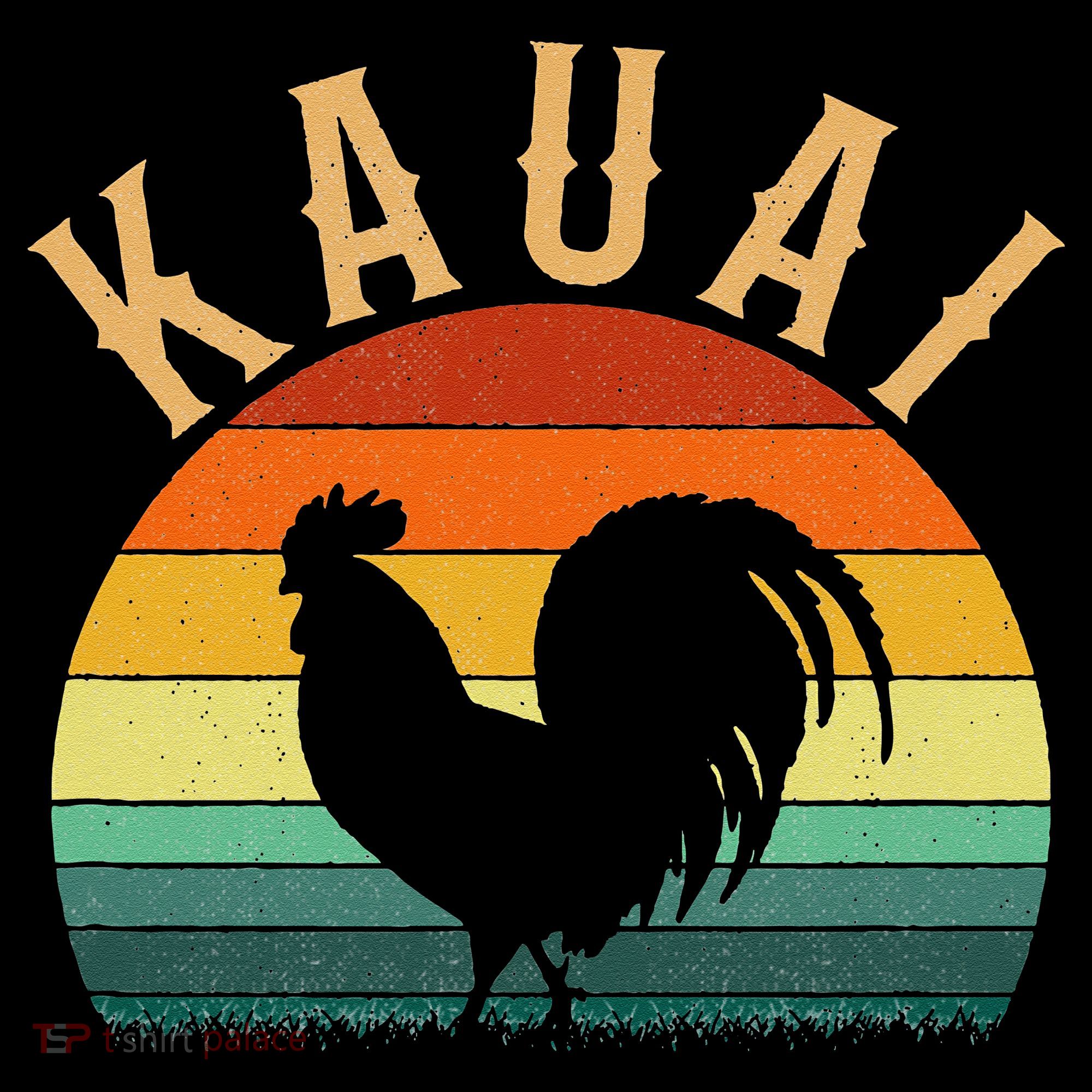 kauai chicken rooster hawaii Women's Hoodie