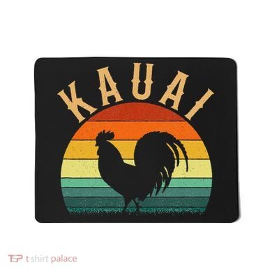 kauai chicken rooster hawaii Mousepad