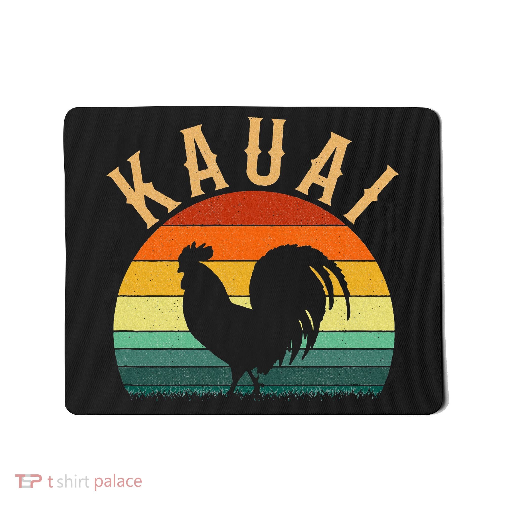 kauai chicken rooster hawaii Mousepad