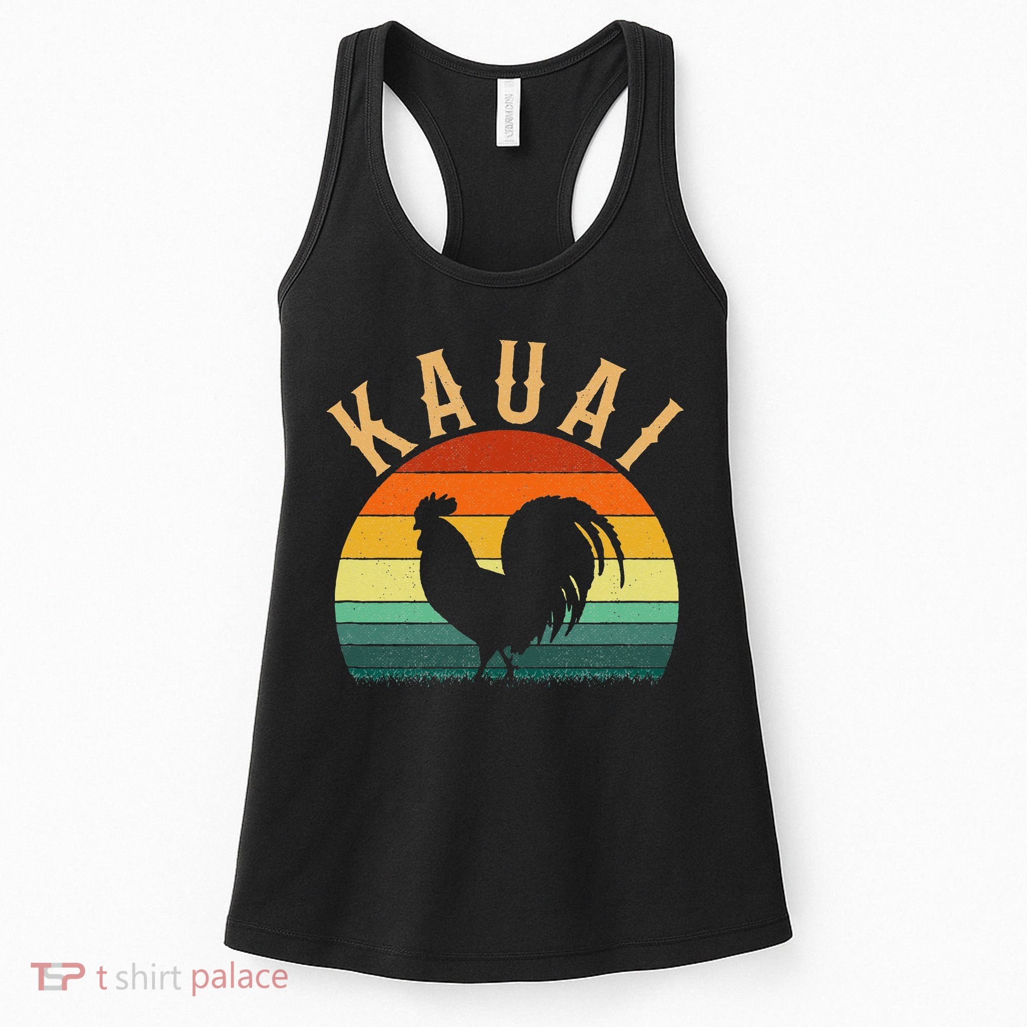 kauai chicken rooster hawaii Women's Tank Top