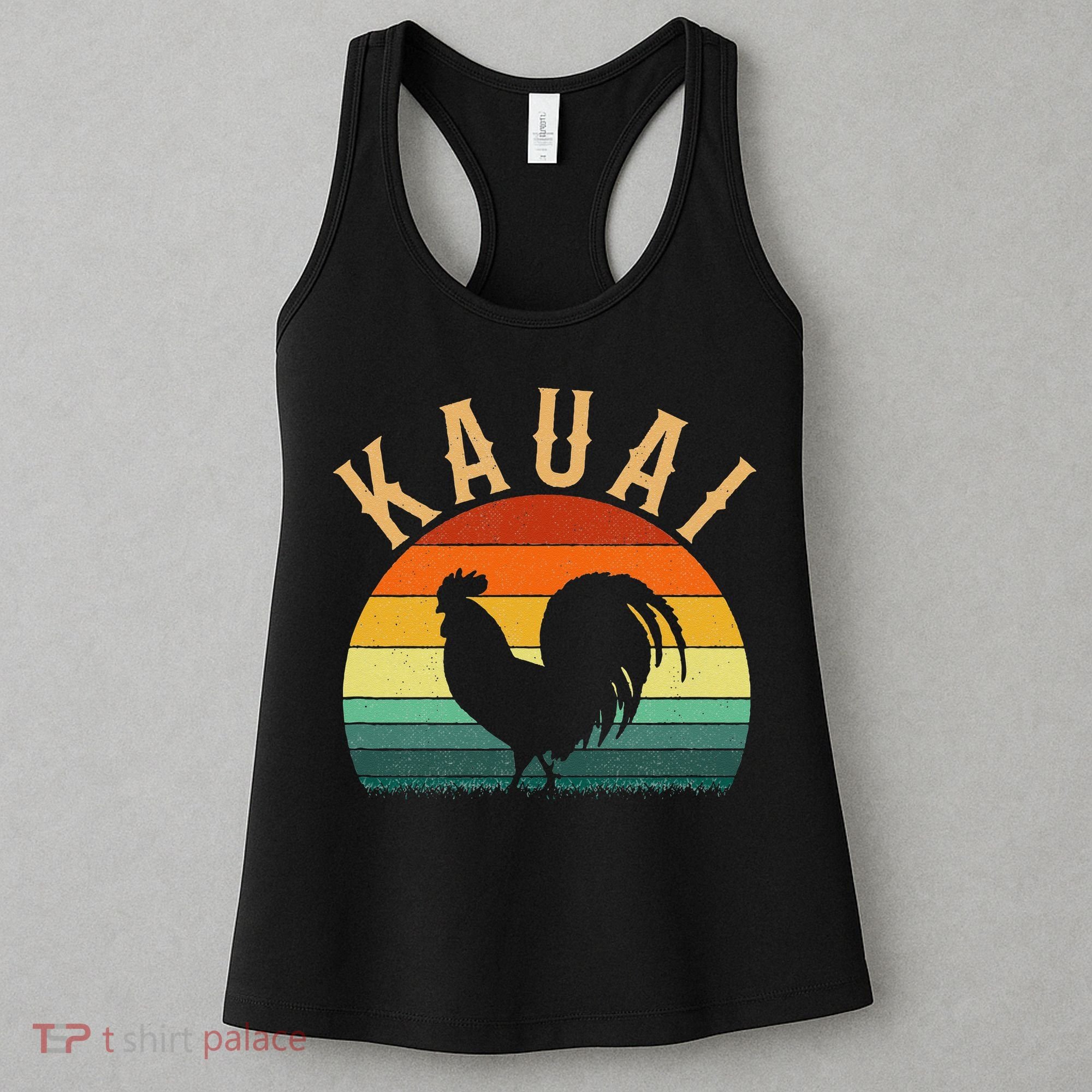 kauai chicken rooster hawaii Women's Tank Top