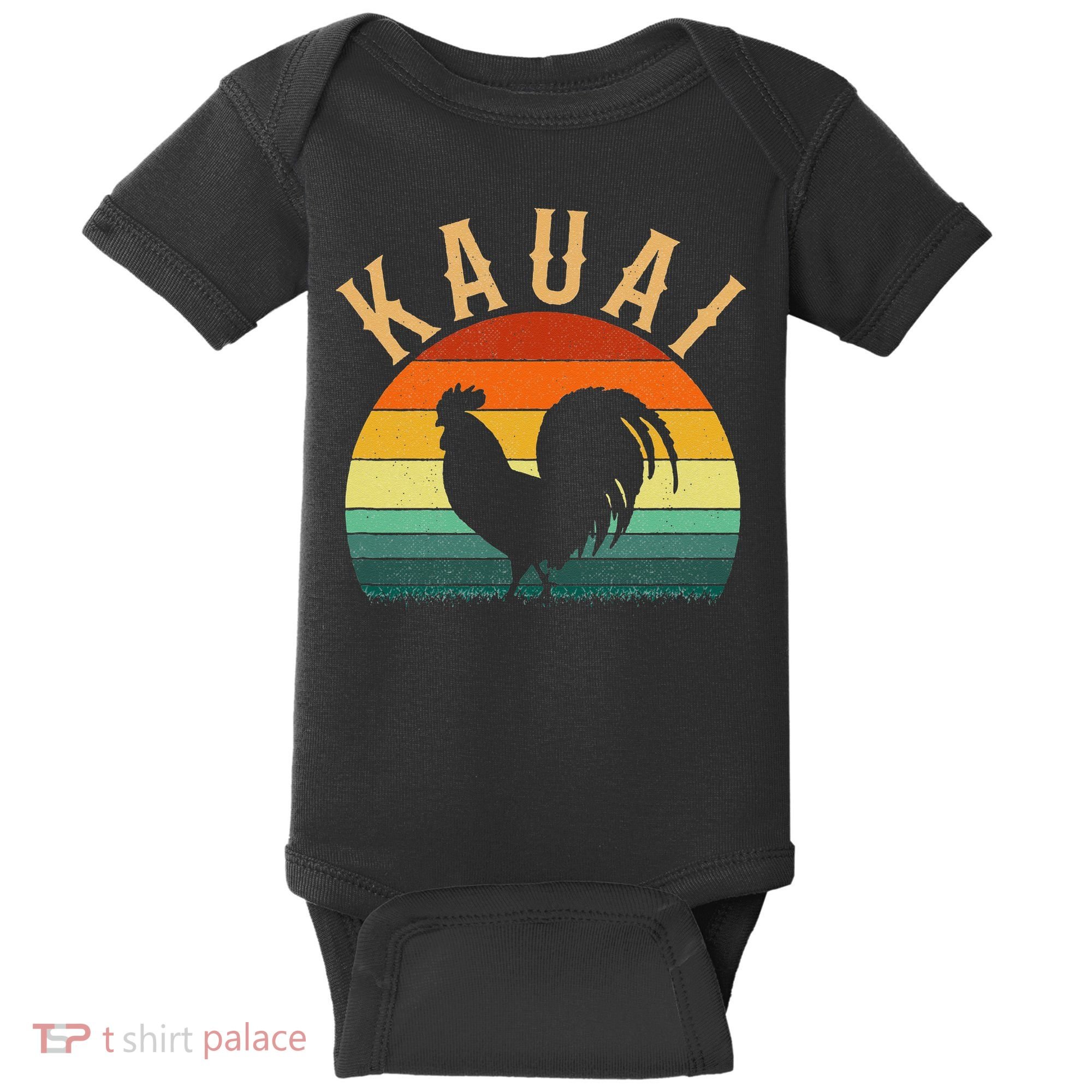 kauai chicken rooster hawaii Baby Bodysuit