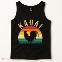kauai chicken rooster hawaii Tank Top thumb 2
