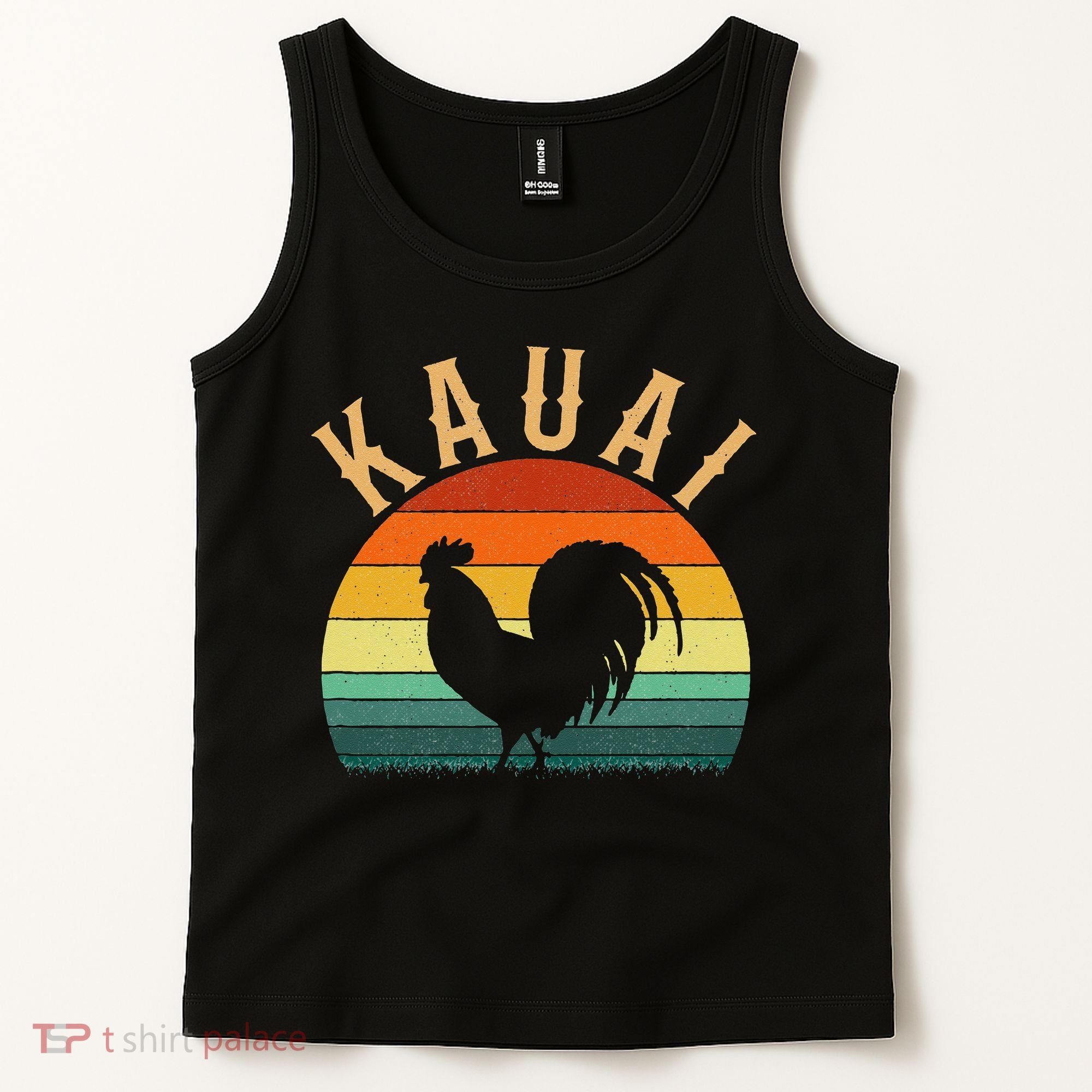 kauai chicken rooster hawaii Tank Top