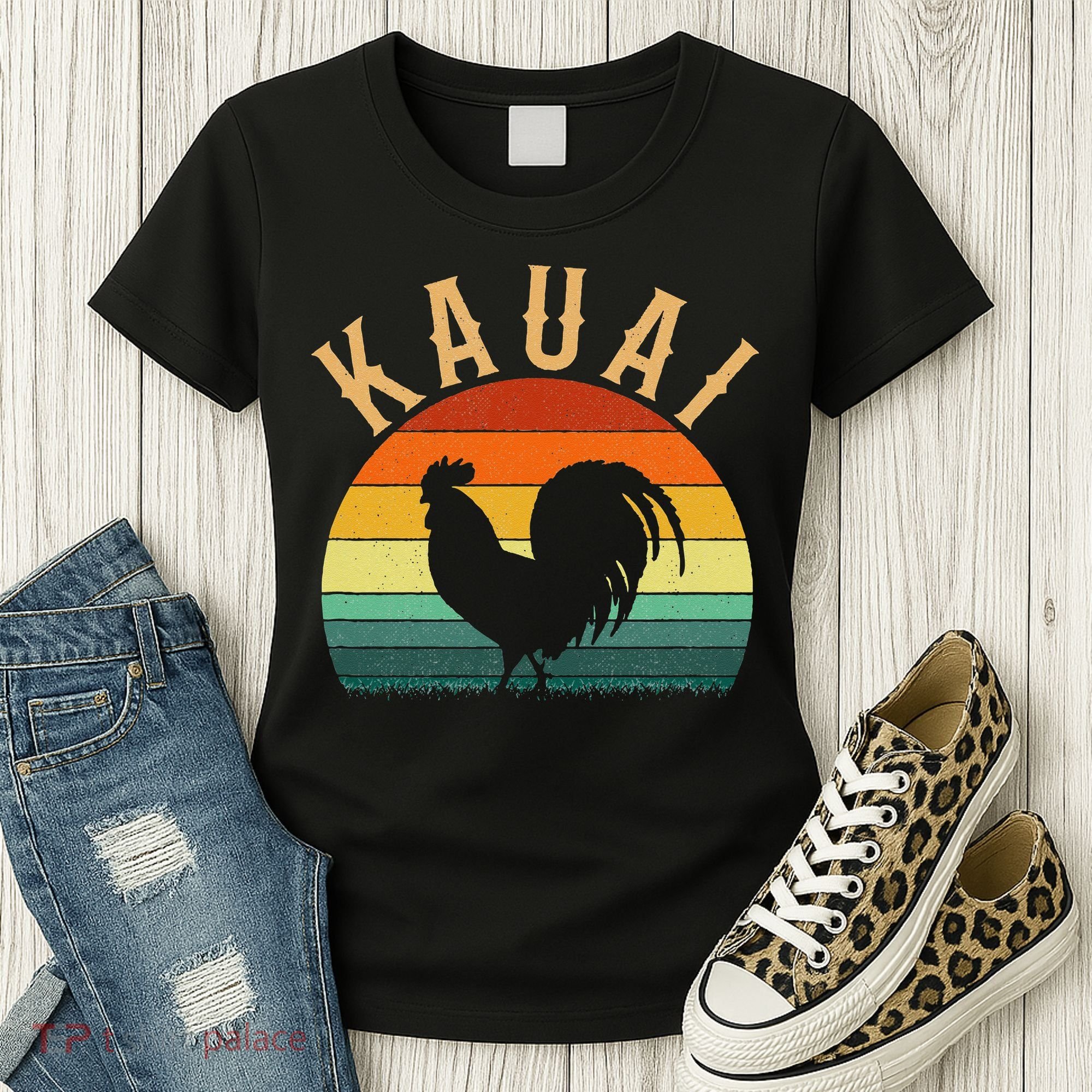 kauai chicken rooster hawaii Women's T-Shirt