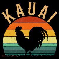 kauai chicken rooster hawaii Kids Sweatshirt thumb 2