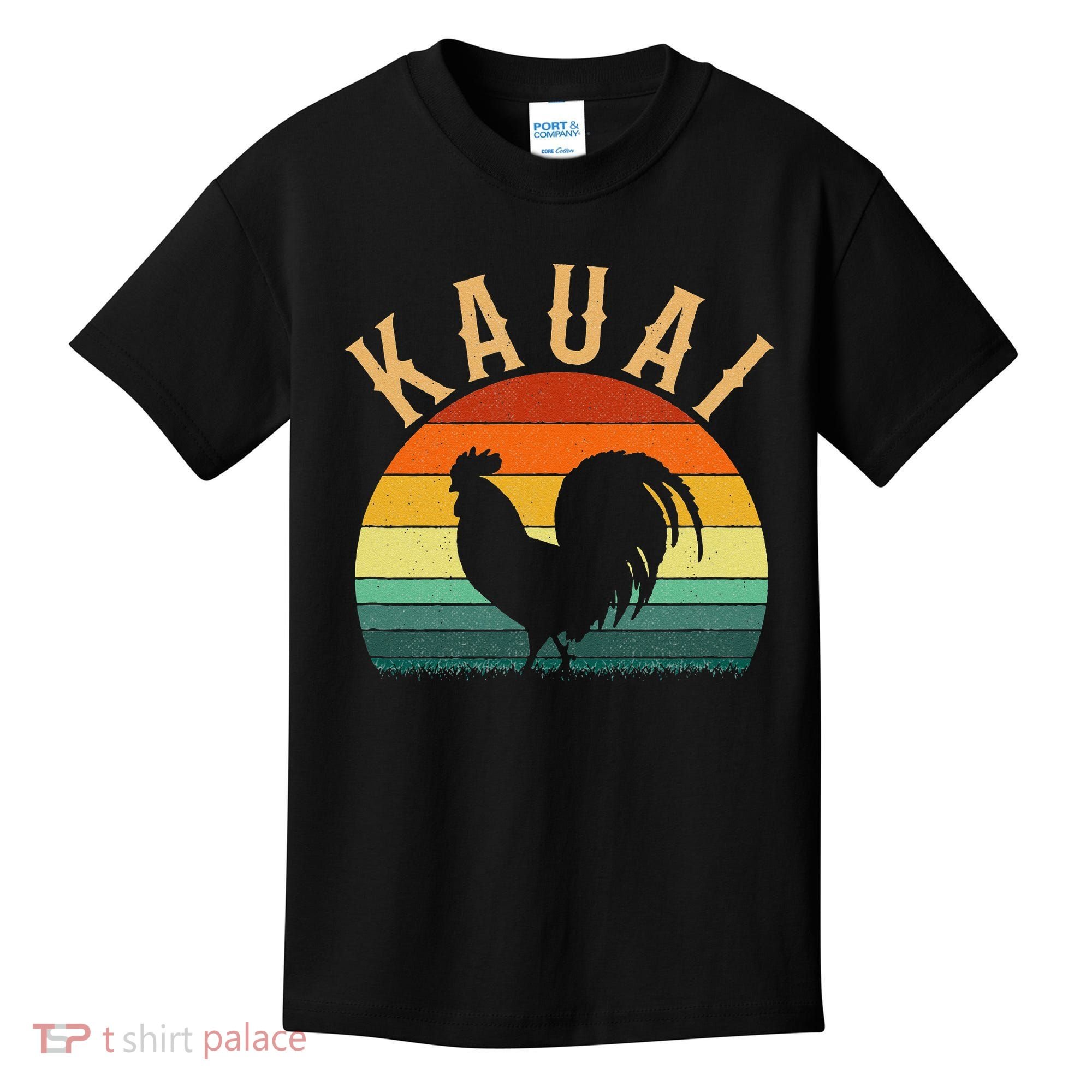 kauai chicken rooster hawaii Kids T-Shirt