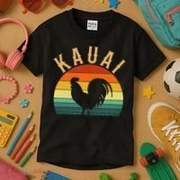 kauai chicken rooster hawaii Kids T-Shirt thumb 3
