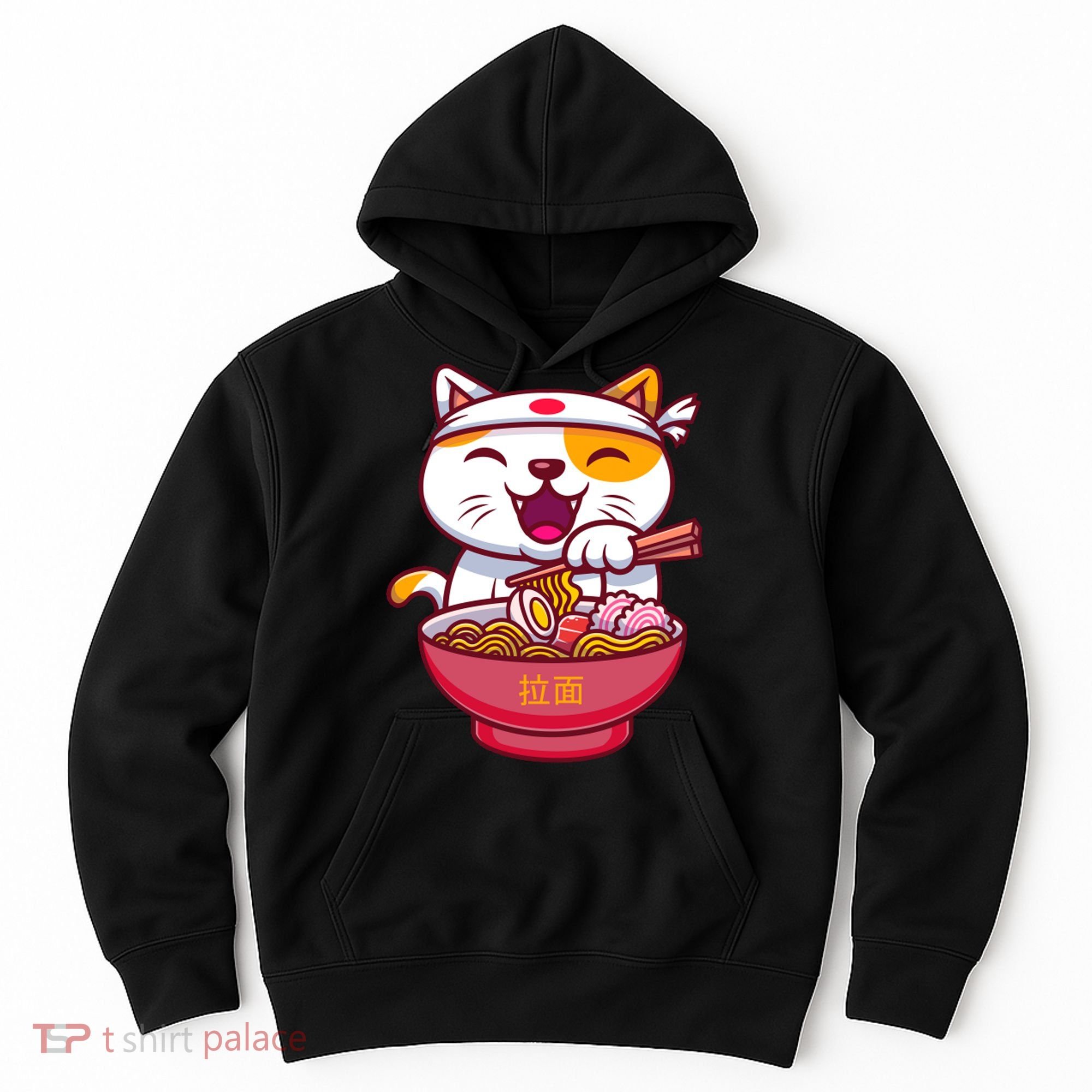 Kawaki Cat Ramen Anime Cartoon Hoodie