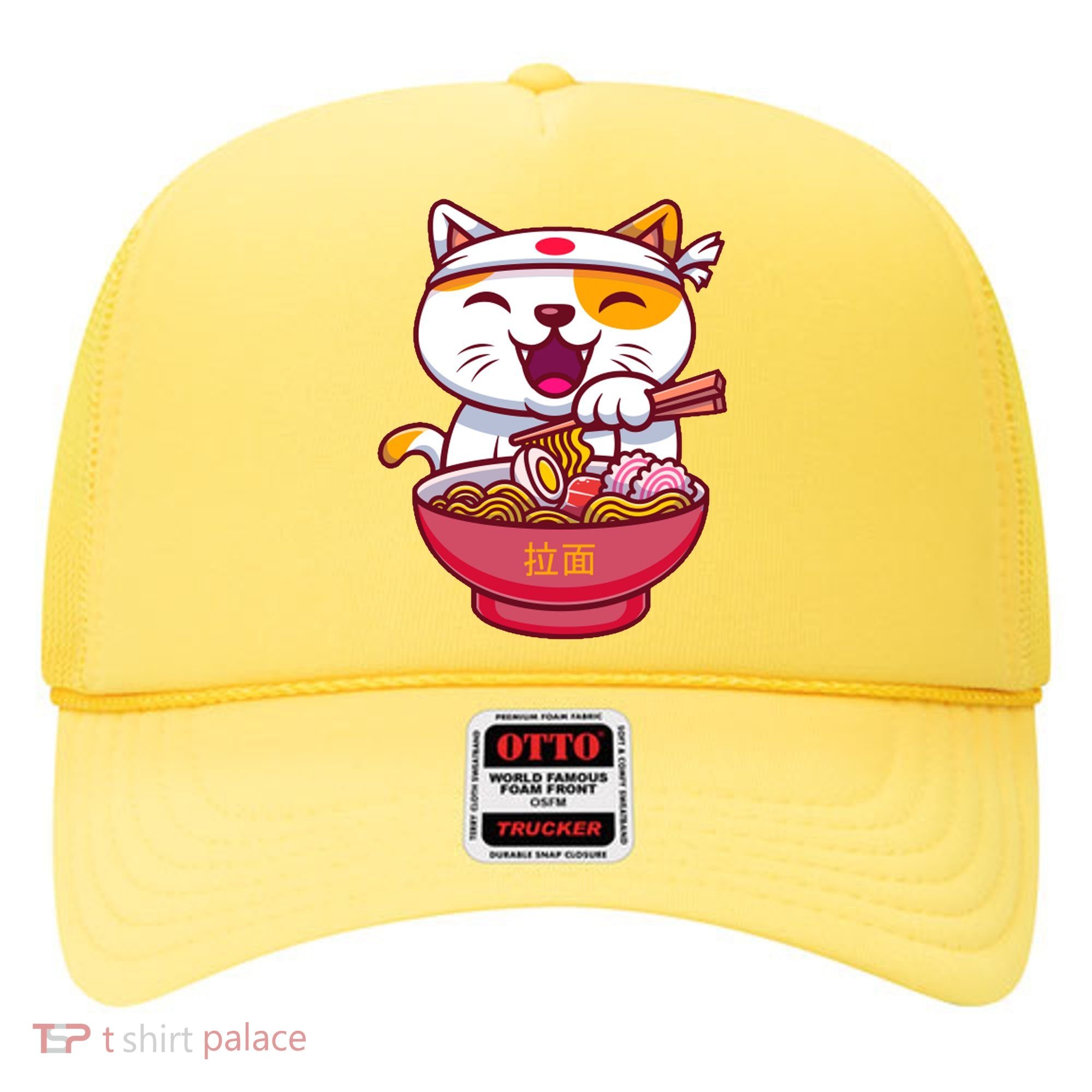 Kawaki Cat Ramen Anime Cartoon Hat