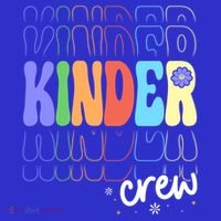 Kinder Crew Retro Groovy Preschool Kindergarten Teacher Cool Gift T-Shirt thumb 7
