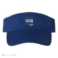 Kinder Crew Retro Groovy Preschool Kindergarten Teacher Cool Gift Visor thumb 0