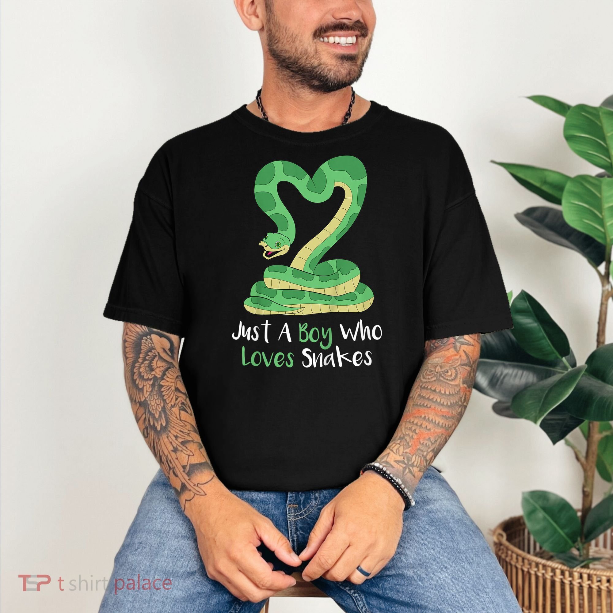 Kids Cute Snake | Boa Constrictor Comfort Colors T-Shirt