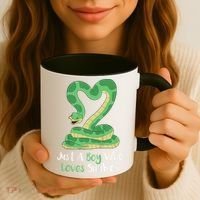 Kids Cute Snake | Boa Constrictor Coffee Mug thumb 3