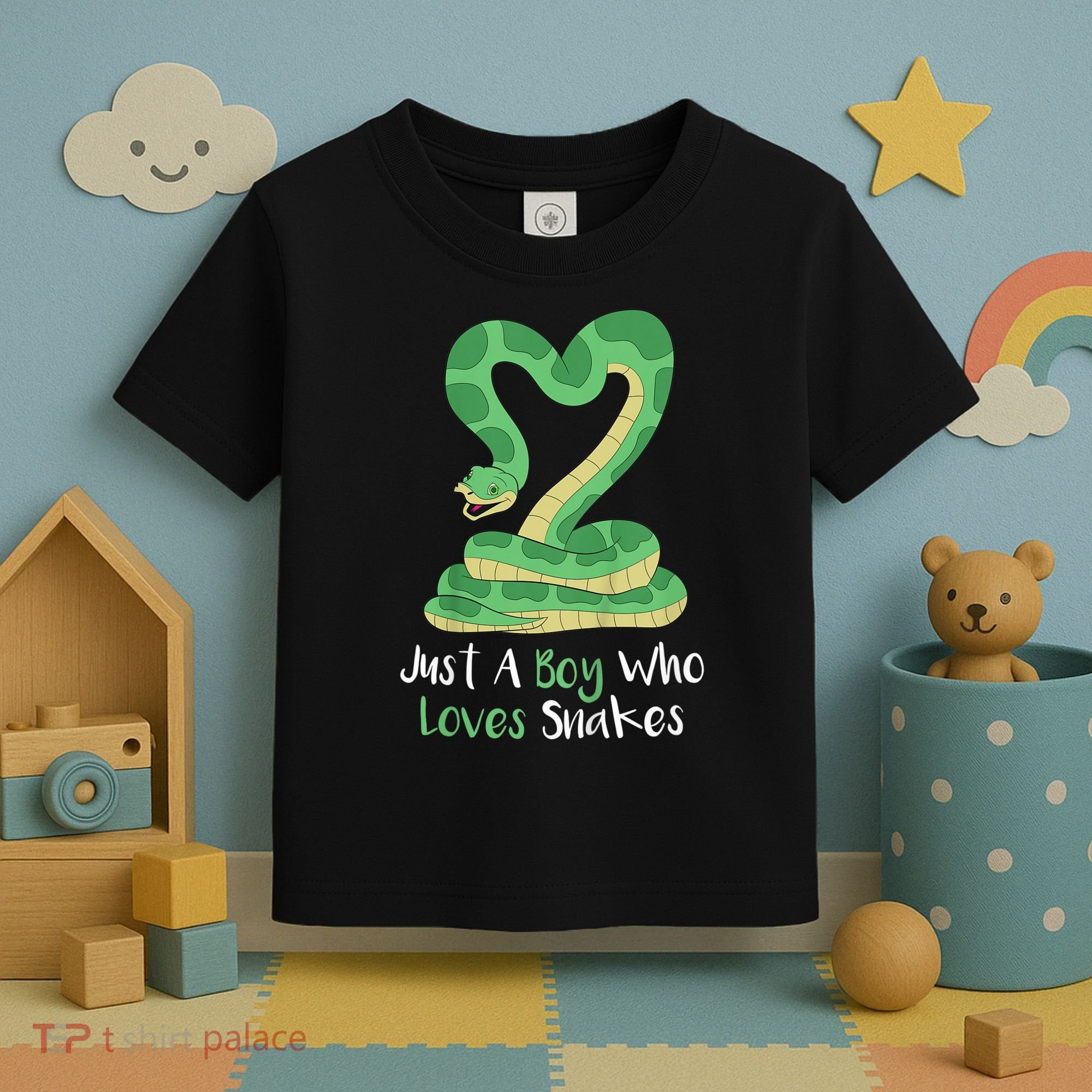 Kids Cute Snake | Boa Constrictor Toddler T-Shirt