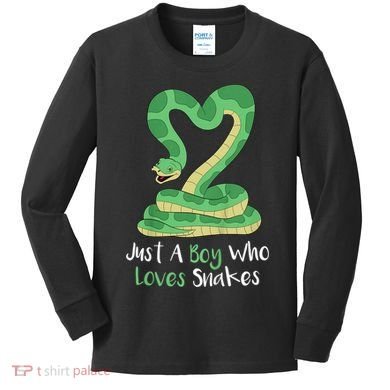Kids Cute Snake | Boa Constrictor Kids Long Sleeve Shirt